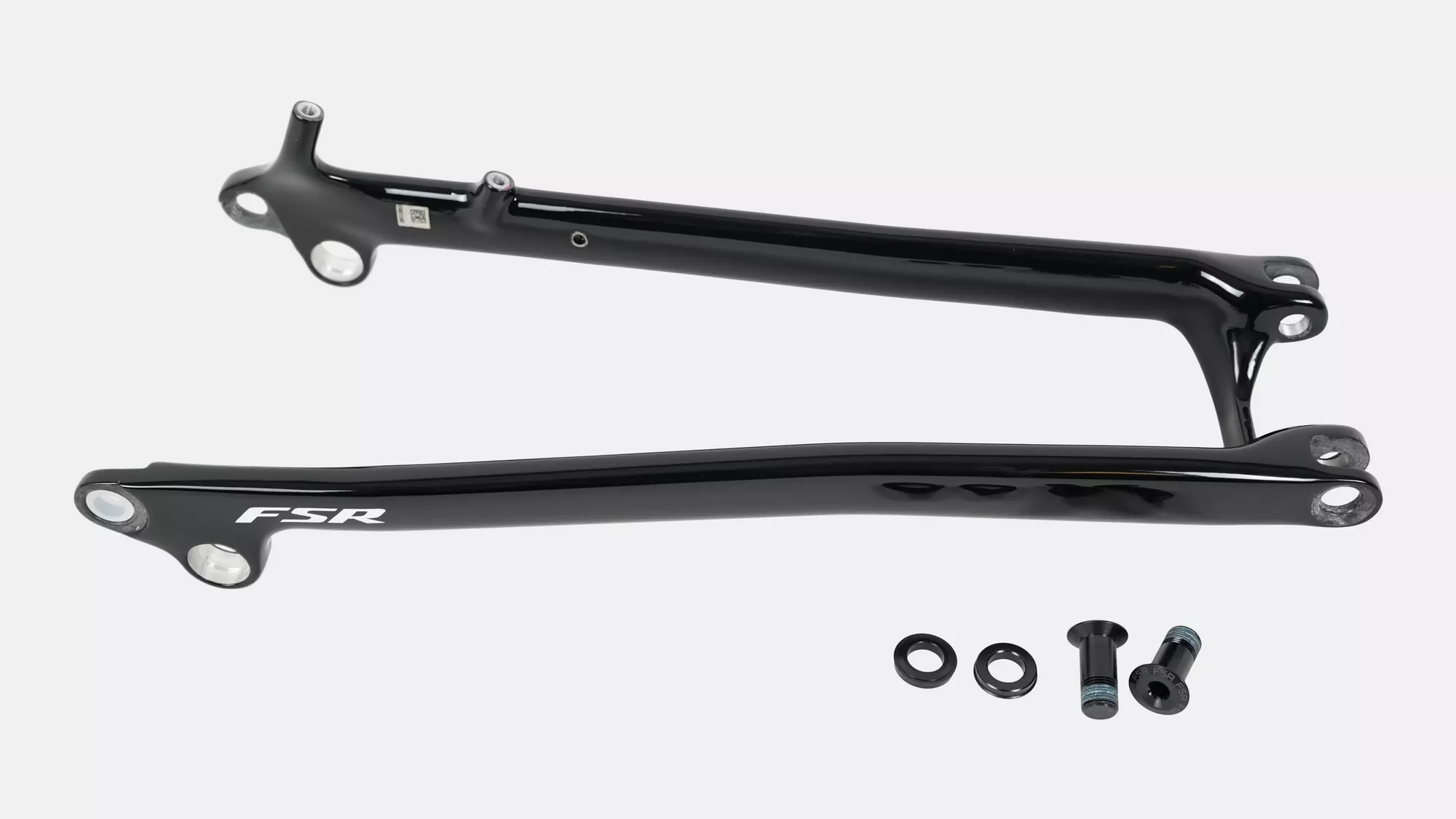 STS MY20 SJ FSR (J1), CARBON SEATSTAY, CLEVIS TYPE, 12X148MM - GLOSS BLACK/WHITE