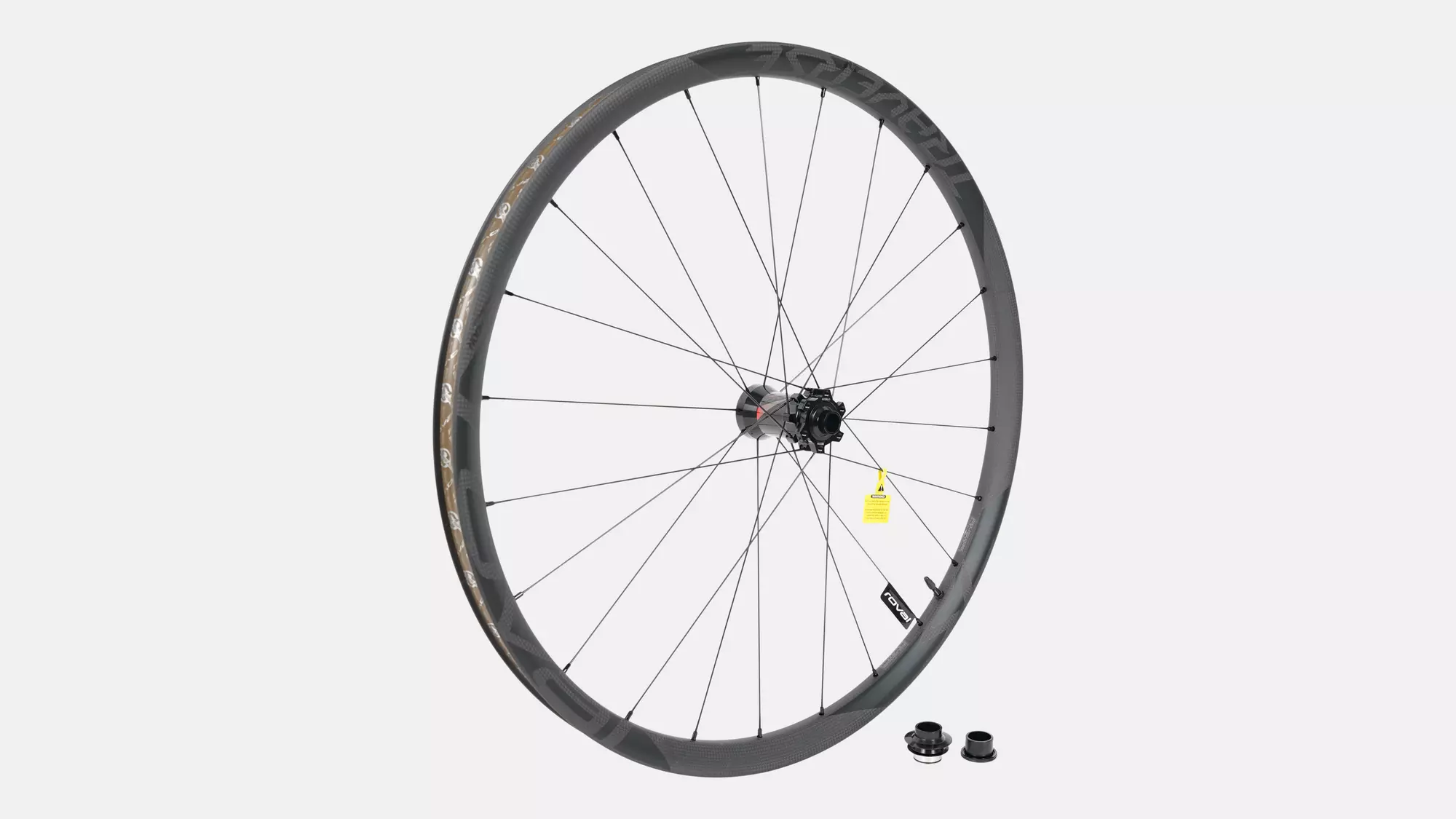 WHL MY16 TRAVERSE SL, 27.5, FRONT, CARBON, TA, 15X100MM, DISC, 6-BOLT, 24H (LFM07) - SATIN CARBON W/ BLACK DCL