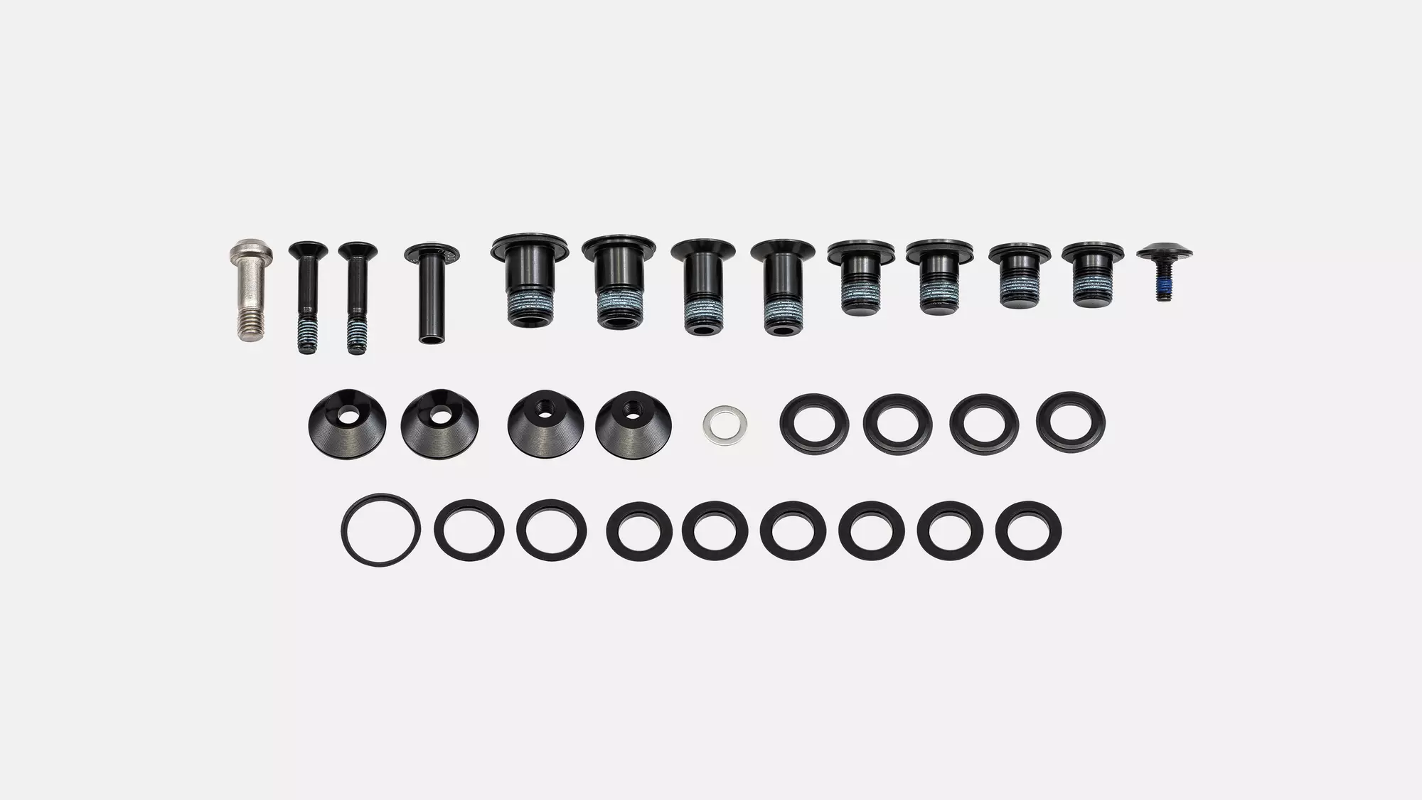 BLT KIT, MY24 LEVO SL (GEN.2), ALLOY FRAME, SUSPENSION PIVOT BOLT KIT (W/ PIVOT SPACERS)