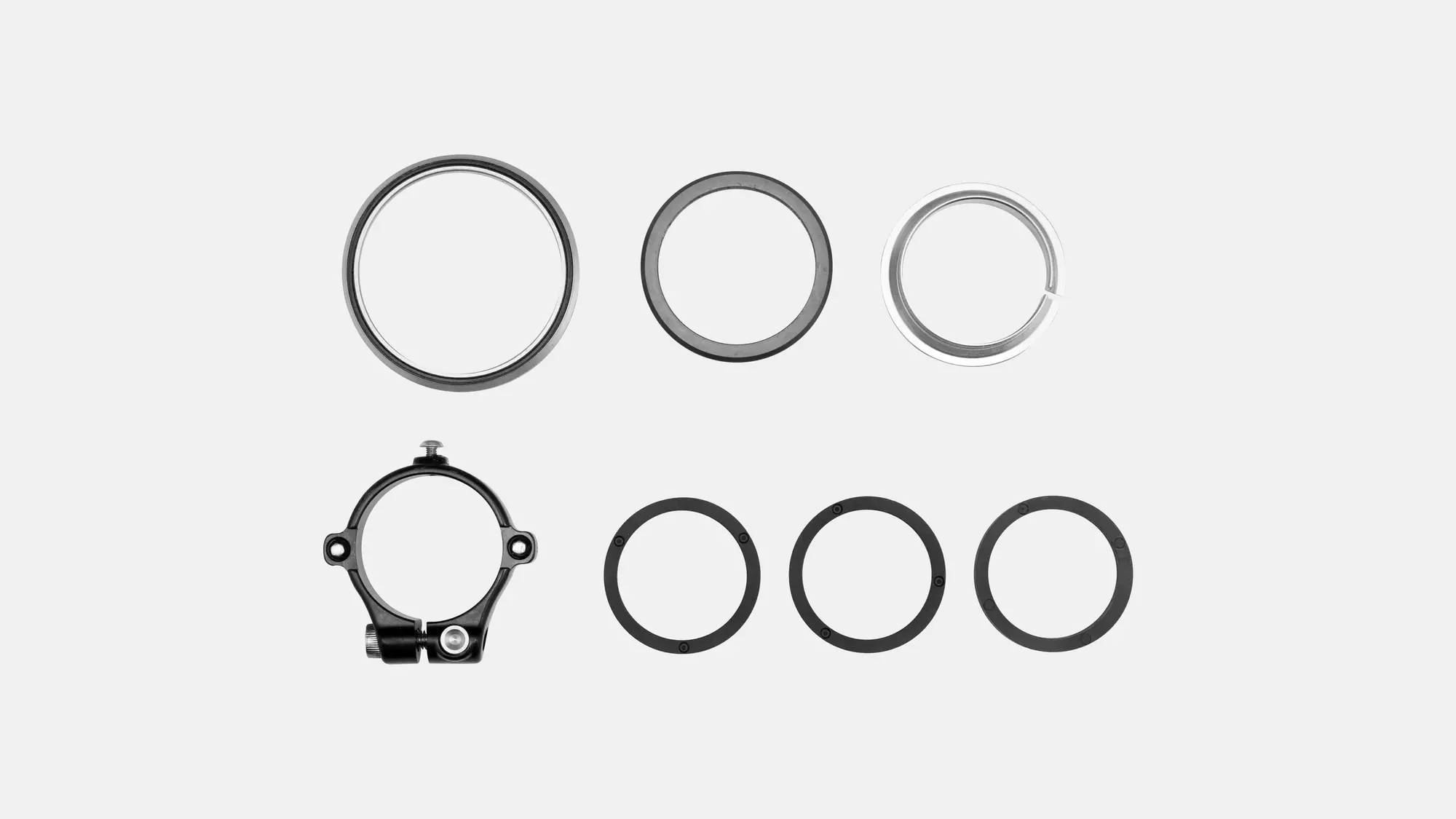 HDS COMPLETE, INTEGRATED, FUTURE SHOCK, 45.8ODX36.8IDX6.5MM UPPER BRG, 1.8" LOWER BRG (45X45 DEG), W/ FULLY ASSEMBLED FS COLLAR, COMPRESSION RING & SPACERS