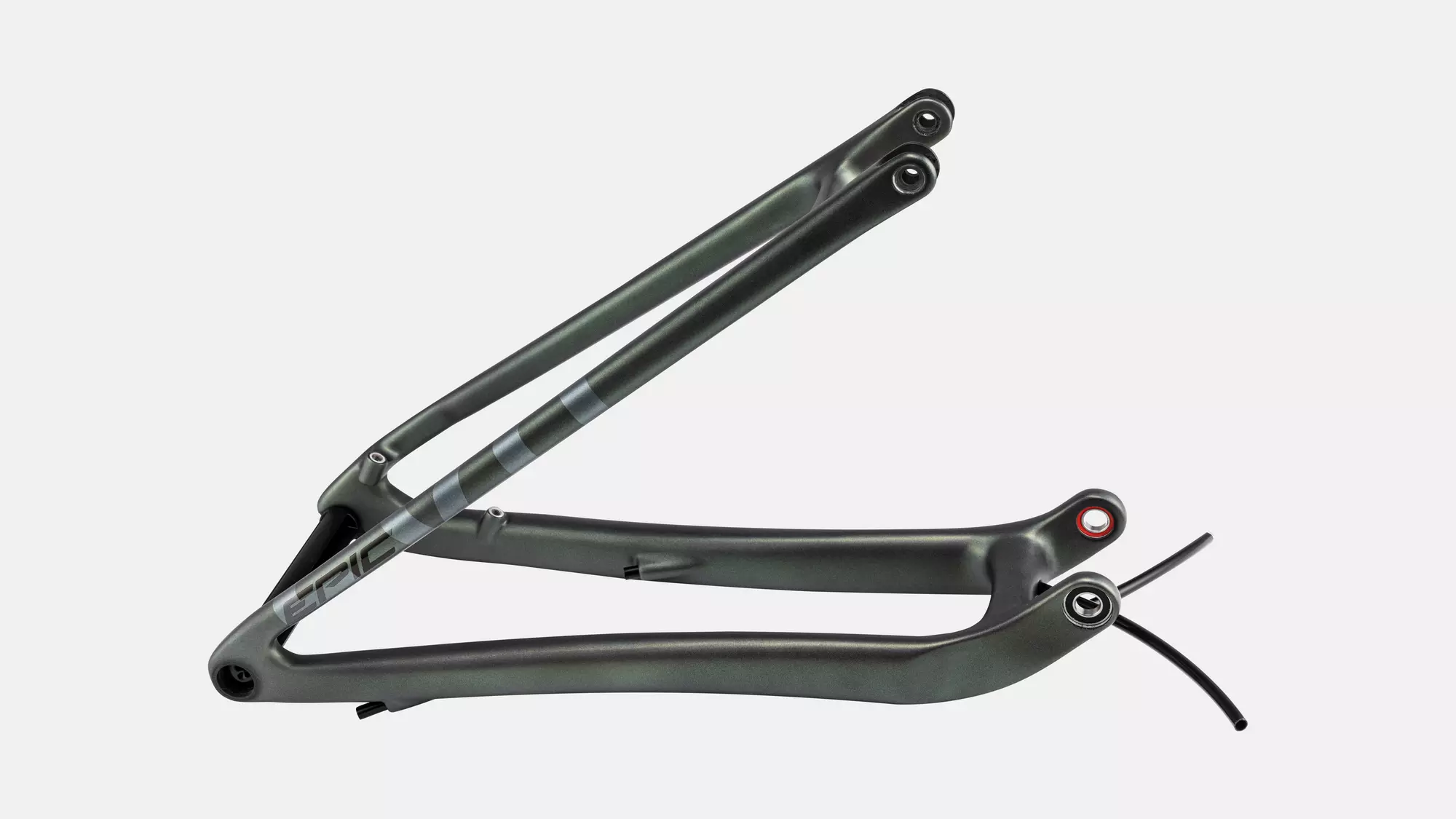 CHS MY22 SW EPIC EVO, REAR STAY ASSEMBLY, 29, CARBON, 12X148MM - STN CMLN/SIL/GRN SPCTFLR BRSH/BLKCP