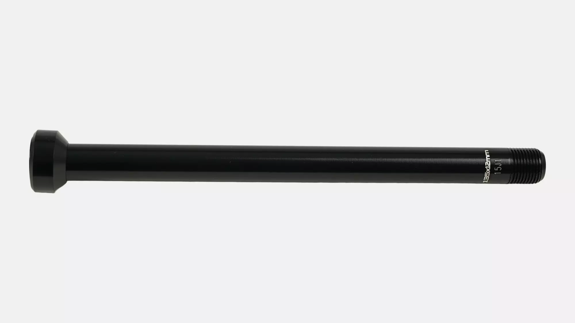 AXL REAR, ROAD THRU-AXLE, 12X135MM (SCS), BOLT ON, 5MM HEX HEAD, M12X1.0PX163MM, BLACK