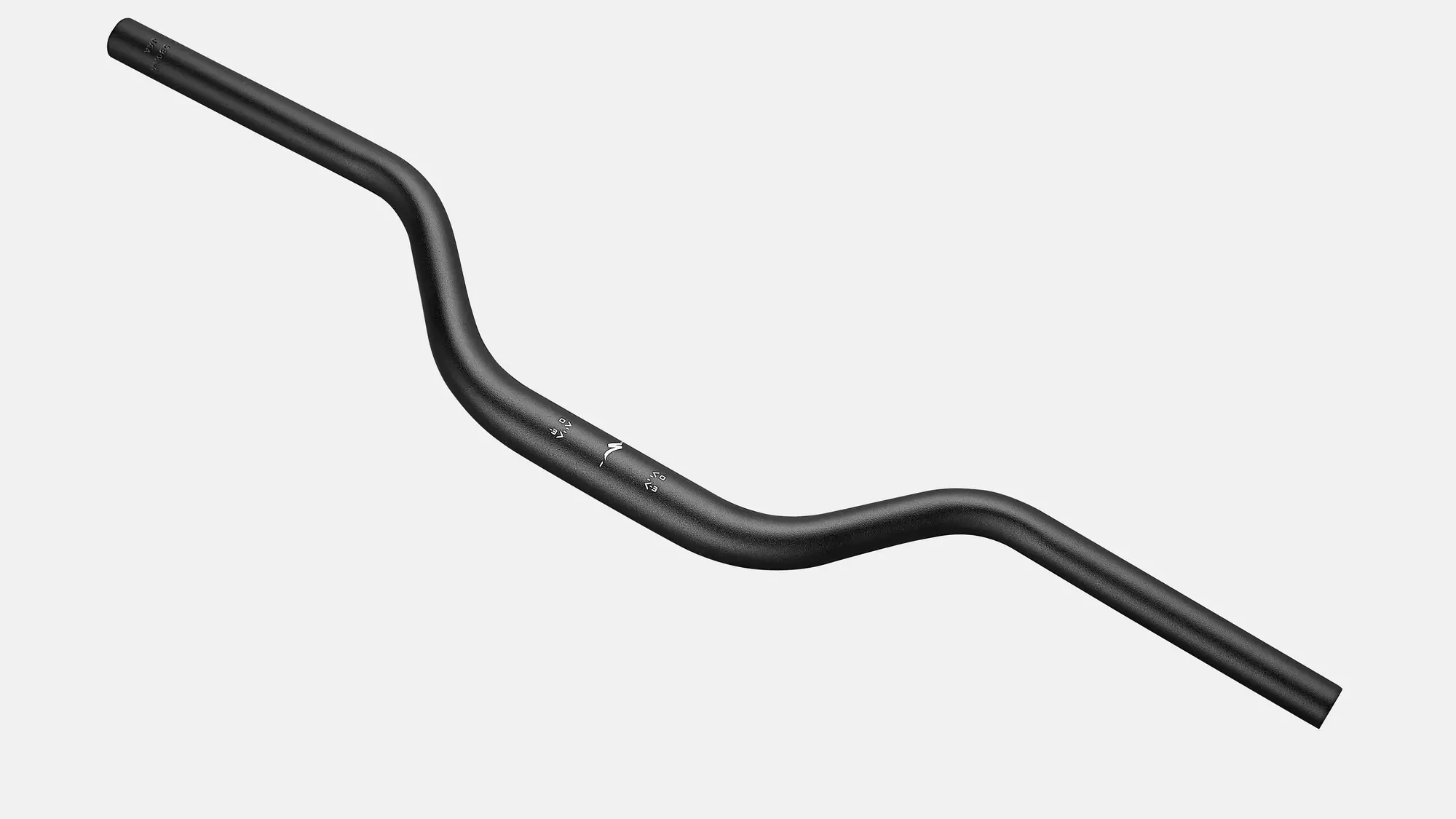 BAR KIDS MINI-RISE HANDLEBAR, 25.4MM, 580MM WIDTH, ALLOY, 60MM RISE / 5-DEG BACKSWEEP, 19MM DIAMETER AT GRIP MOUNT