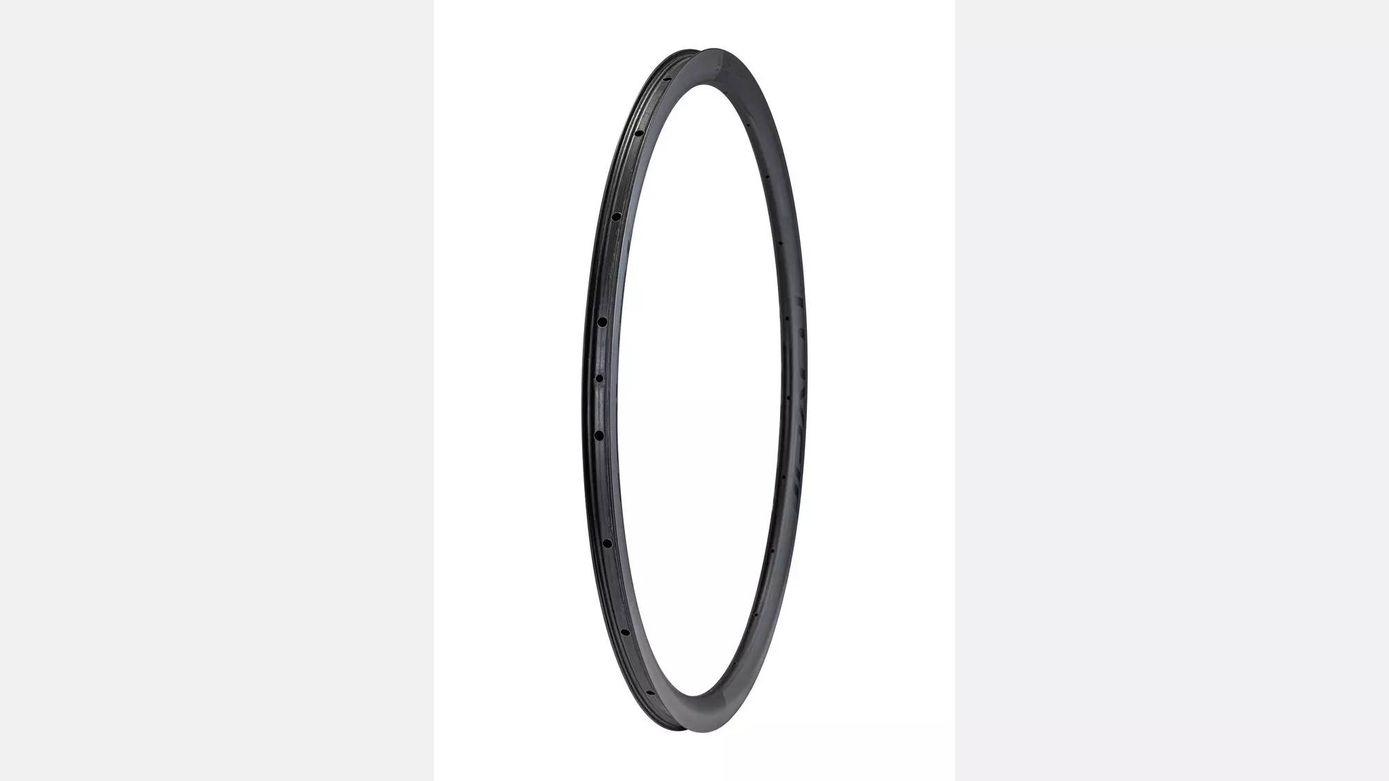 RIM MY22 ALPINIST CLX II, 700C, FRONT, CARBON, 21H, DISC, 21MM INTERNAL (TUBELESS VERSION) (CR2070)  - SATIN CARBON W/ BLACK DCL