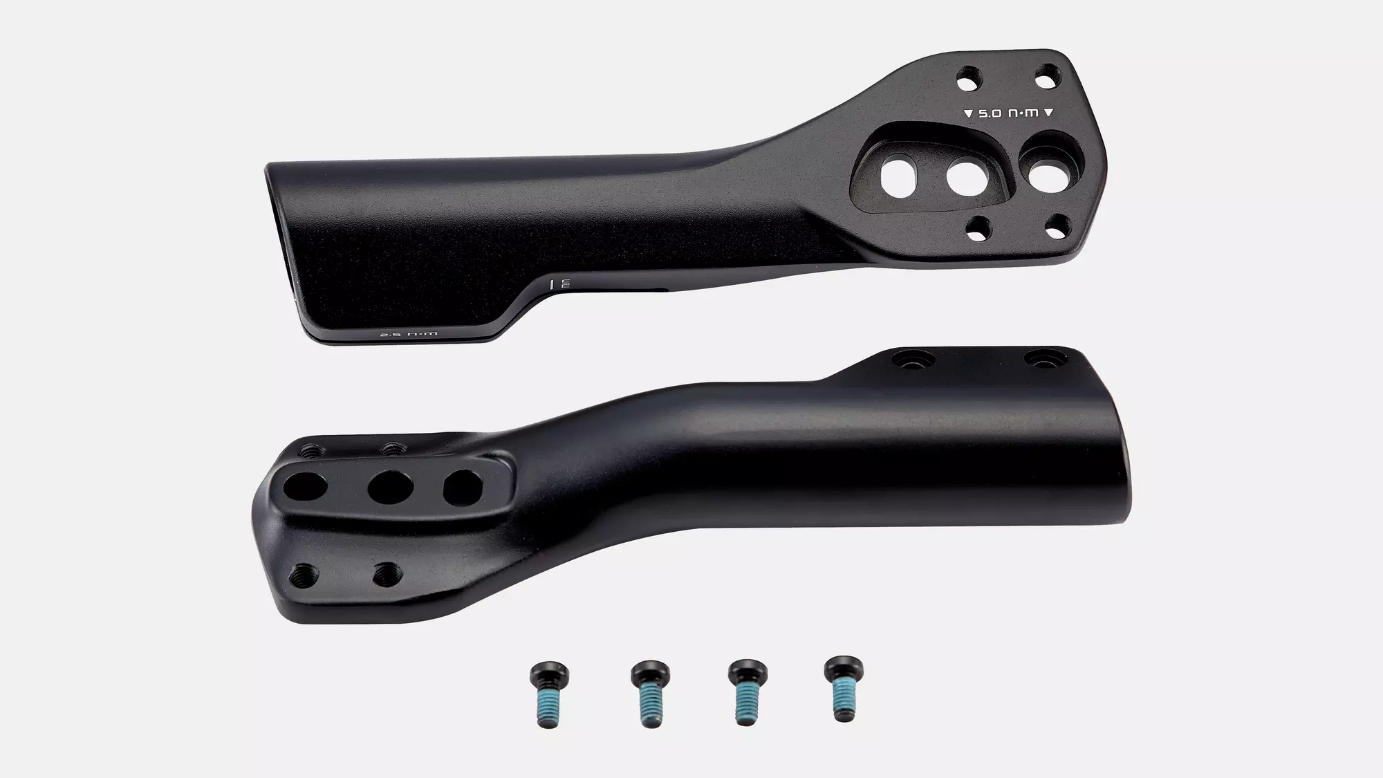 BAR SUB, SHIV TT DISC, AEROBAR EXTENSION MOUNTING BRACKETS, L+R SET, W/ BOLTS