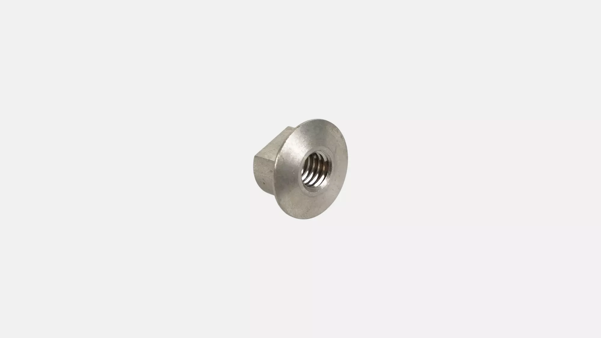 BLT CUSTOM DOWNTUBE PROTECTOR MOUNTING NUT, M4X0.7PX4.5MM, STEEL, SILVER