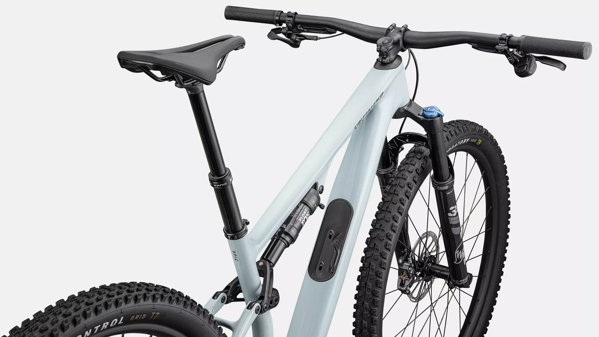 Epic 8 EVO Comp  - SRAM S-1000 AXS, FOX Performance — XS Blue