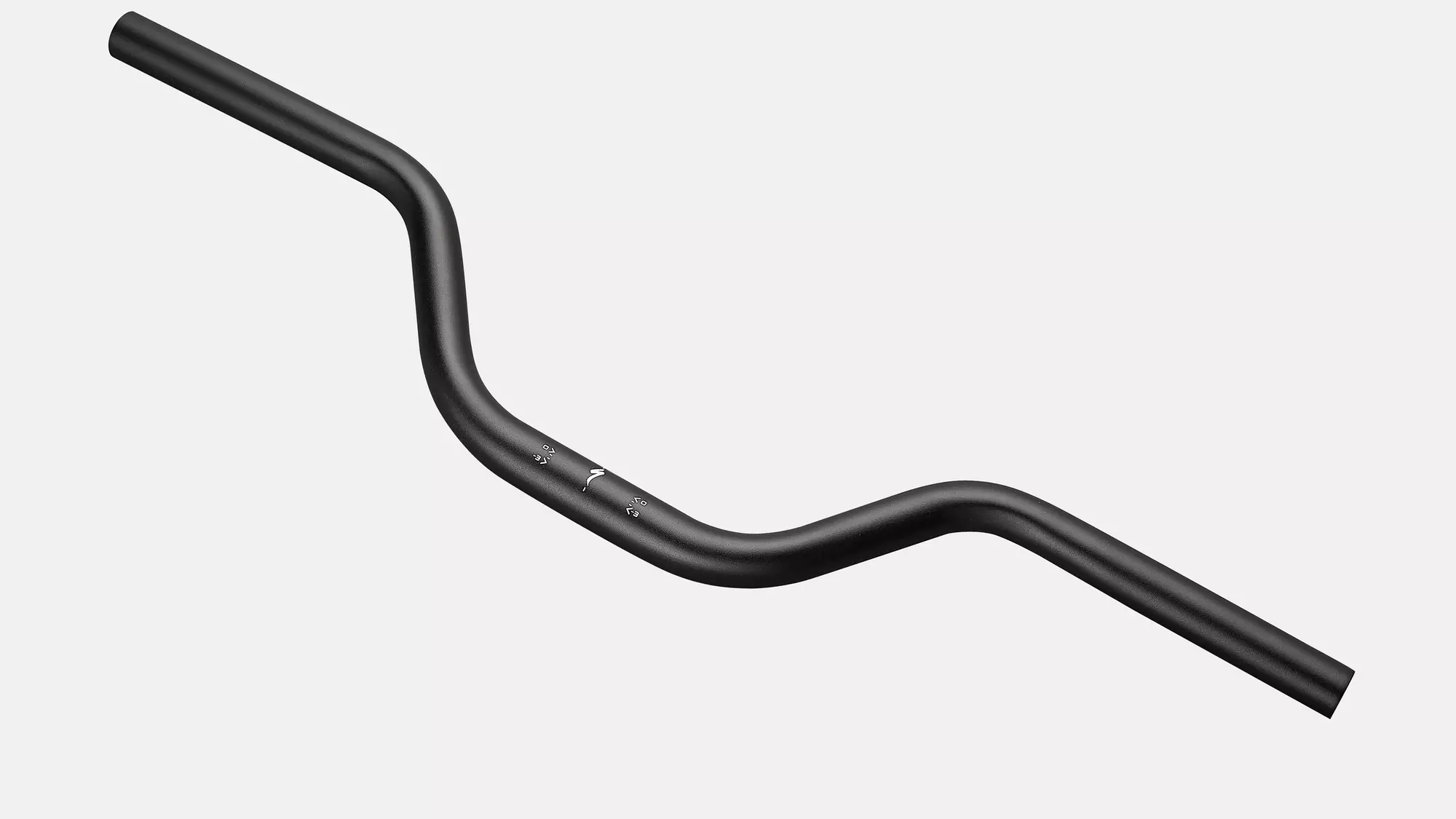 BAR KIDS MINI-RISE HANDLEBAR, 25.4MM, 600MM WIDTH, ALLOY, 80MM RISE / 5-DEG BACKSWEEP, 22.2MM DIAMETER AT GRIP MOUNT
