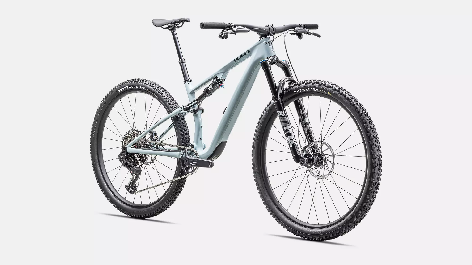 Epic 8 EVO Comp  - SRAM S-1000 AXS, FOX Performance — XS Blue