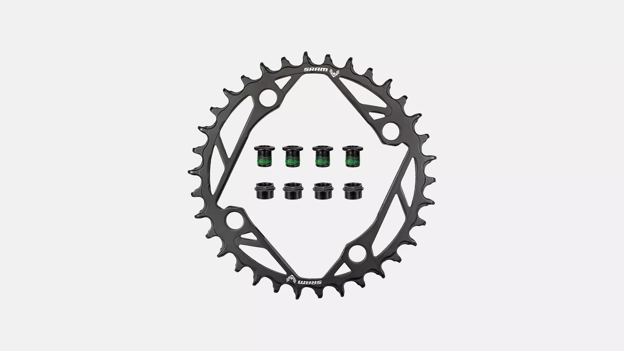 CHR TURBO, 34T, T-TYPE 12-SPD, 4-BOLT, 104BCD, 1X RING, STEEL, SRAM (00.6218.034.003)
