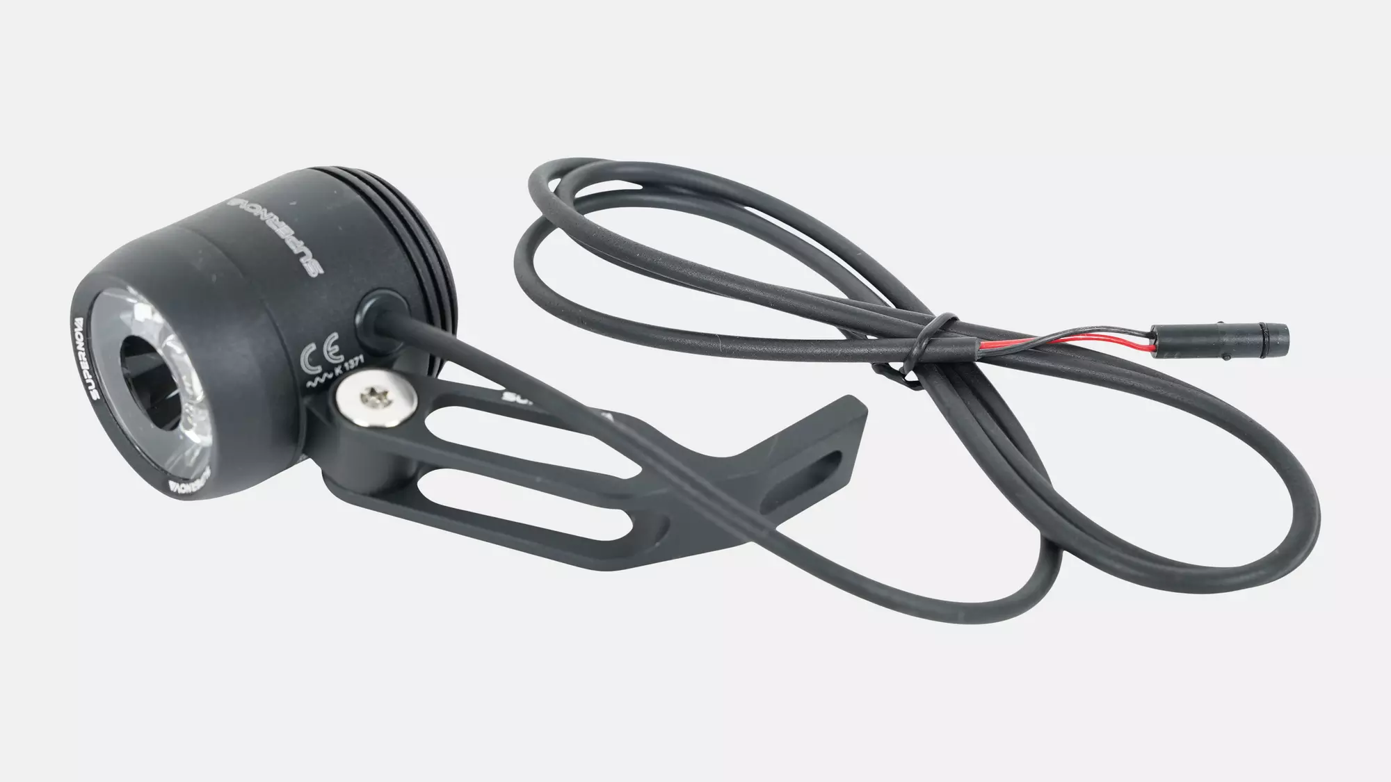 LGT FRONT, SUPERNOVA, V521s, 205 LUMNES / 6V, FORK MOUNTED, W/ 1100MM BROSE LIGTH WIRE