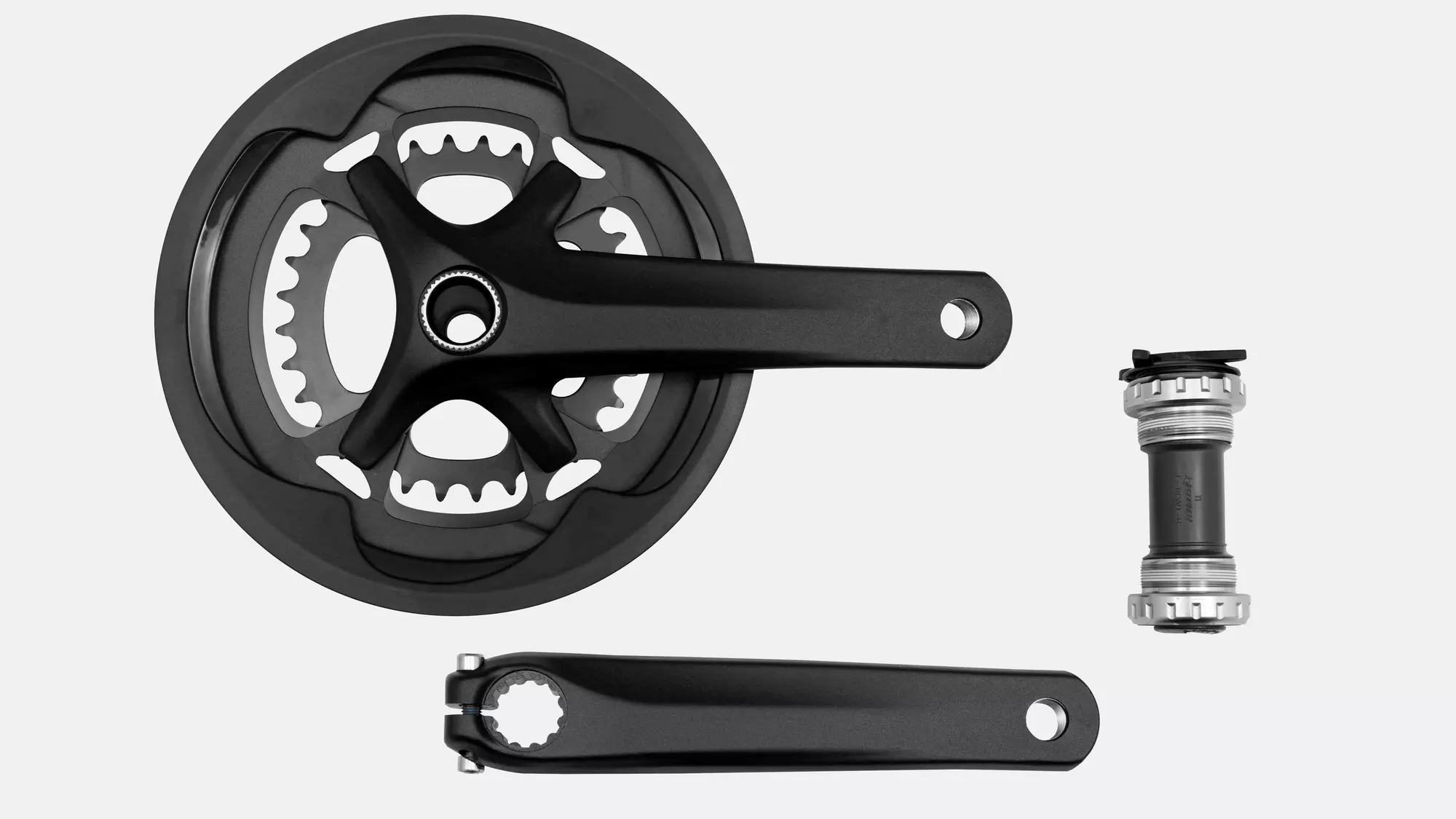 CRK SUB-COMPACT, 170MM, CRANKSET, ALLOY, BSA 24MM SPINDLE, 4-BOLT, 110/80MM BCD, 48/32T RINGS, 2X11-SPD, W/ BB AND CG