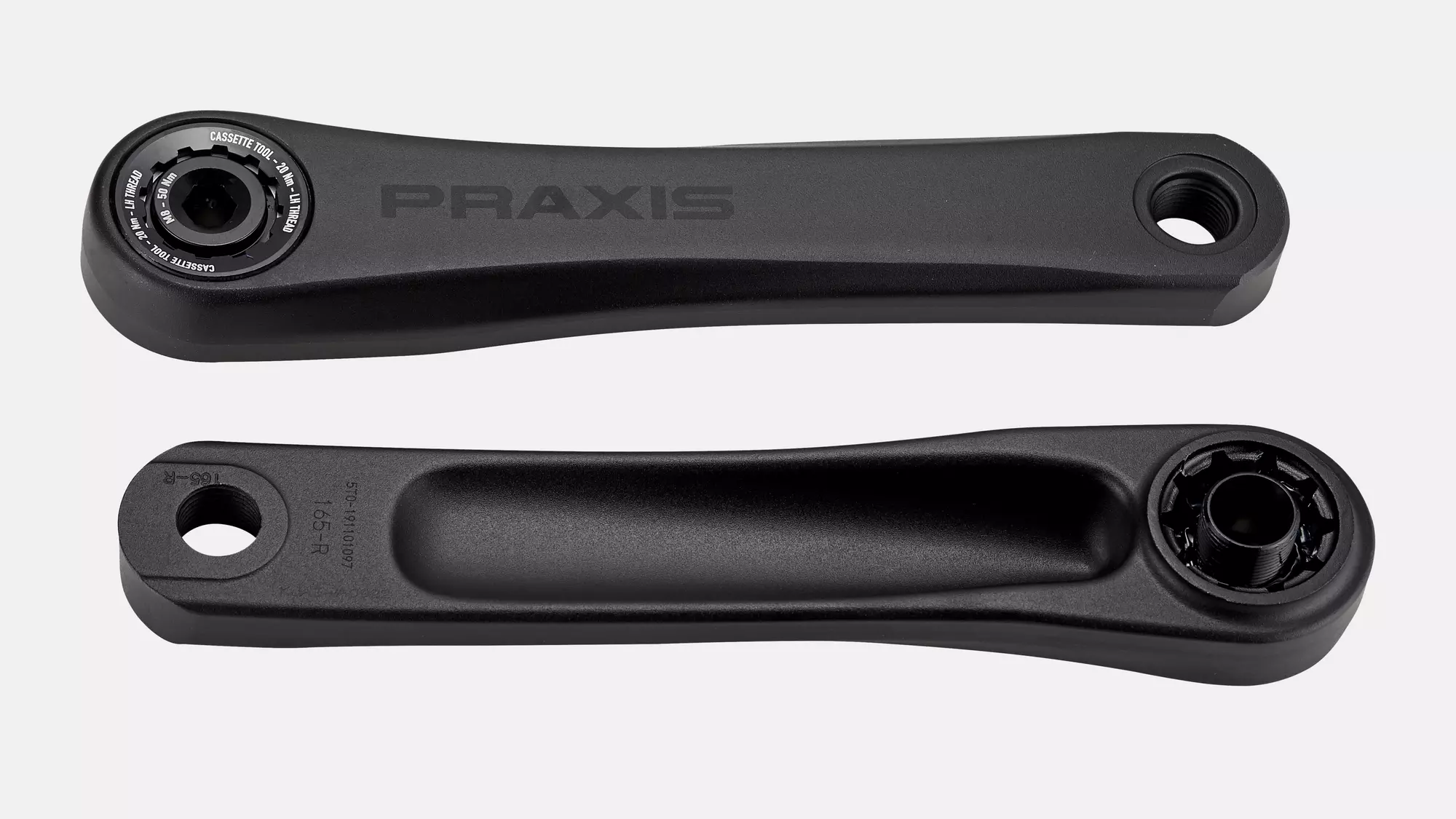 CRK TURBO, SL 1.1, ROAD/ACTIVE, 165MM, L+R ARMS, ALLOY, PRAXIS