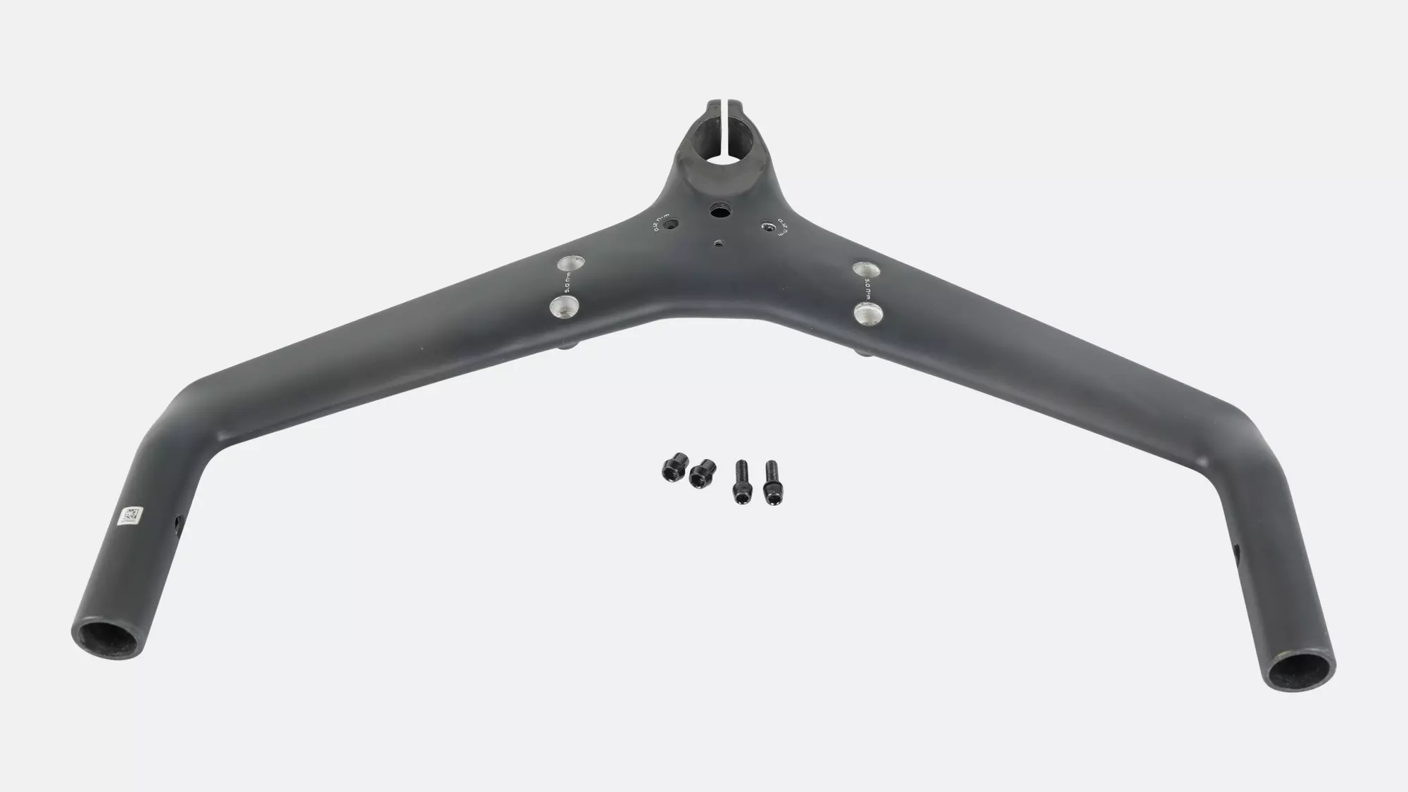 BAR SHIV TT DISC, BASE BAR & INTEGRATED STEM, 400MM WIDTH, CARBON, FOR 25.4MM STEERER, W/ STEM BOLTS AND NUTS