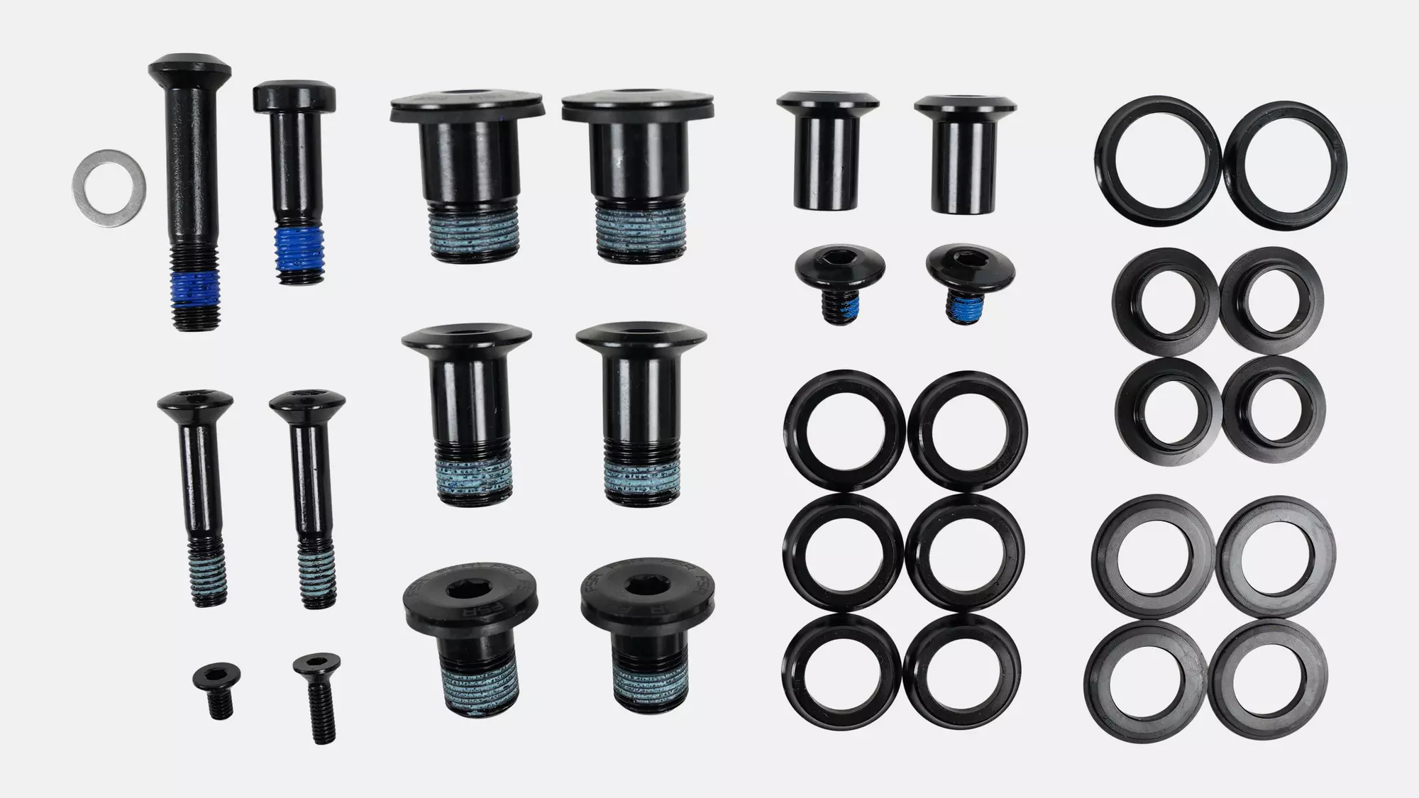 BLT KIT, MY21 SJ, ALLOY FRAME, SUSPENSION PIVOT BOLT KIT (W/ PIVOT SPACERS)