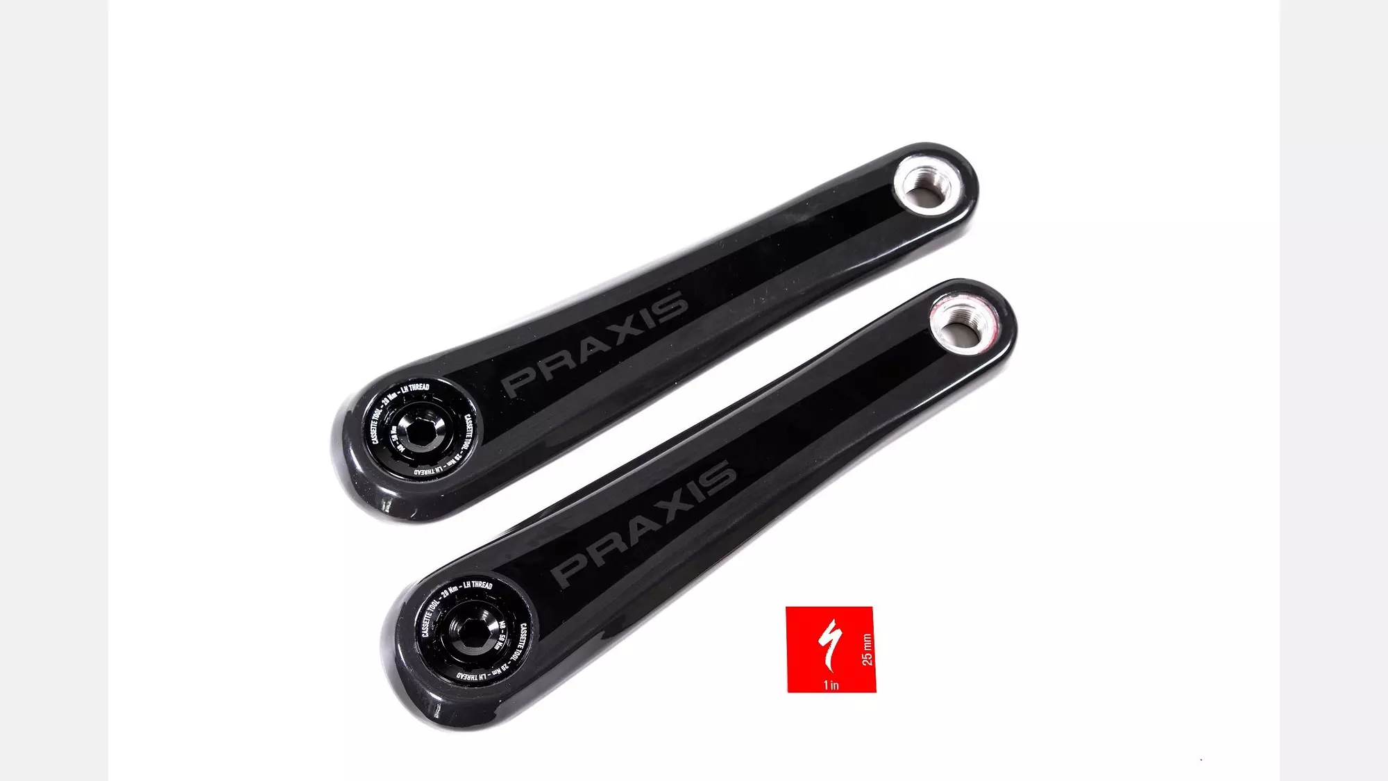 CRK TURBO, SL 1.1, ROAD, 170MM, L+R ARMS, CARBON, PRAXIS