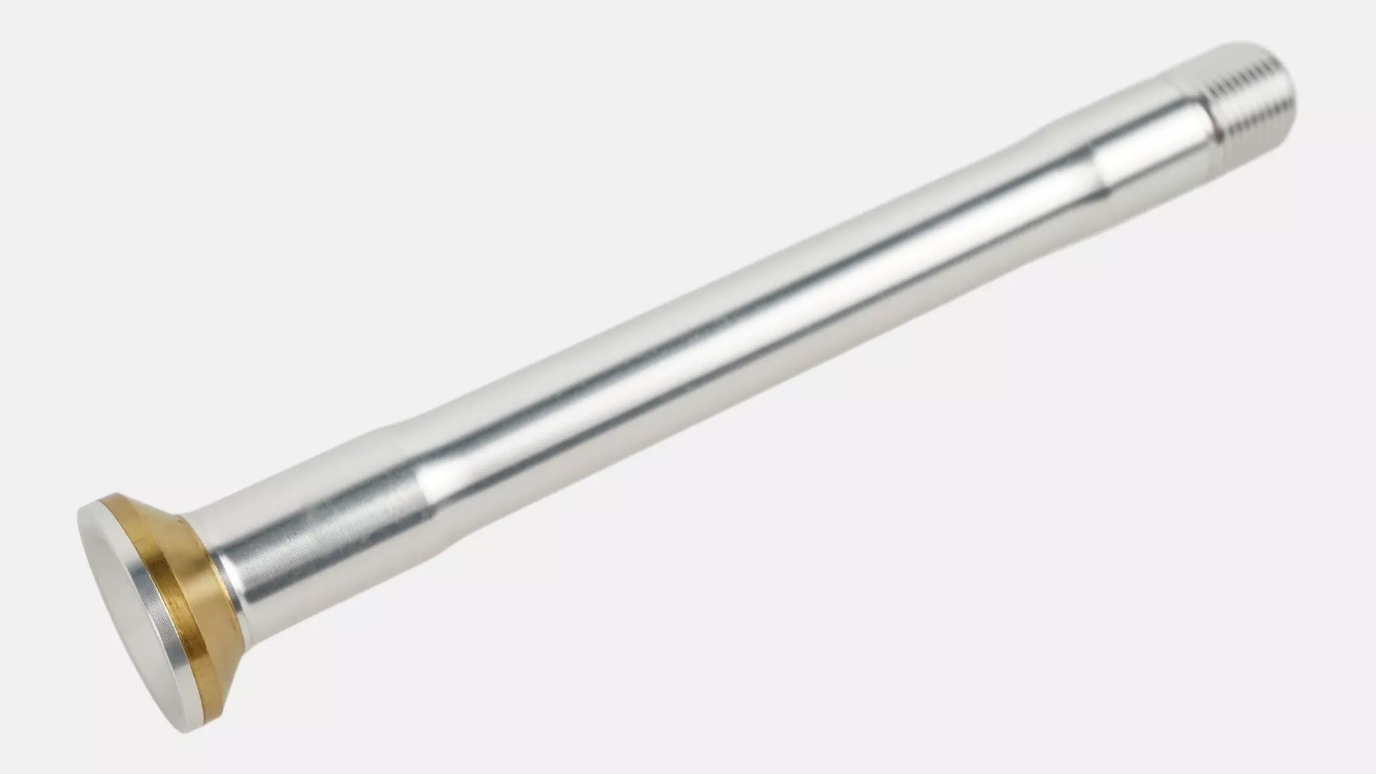 AXL FRONT, ROAD SL THRU-AXLE, 12X100MM, BOLT-ON, 6MM HEX, M12X1.0PX121MM, ALLOY, SILVER