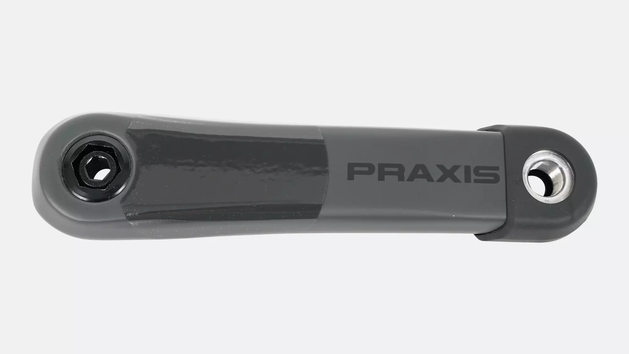 CRK TURBO, BROSE ISIS SPLINE (G2), 165MM, NON-DRIVE SIDE ARM, CARBON (NEW VERSION), PRAXIS