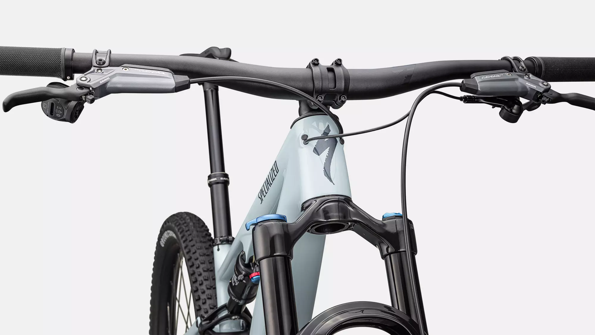 Epic 8 EVO Comp  - SRAM S-1000 AXS, FOX Performance — XS Blue