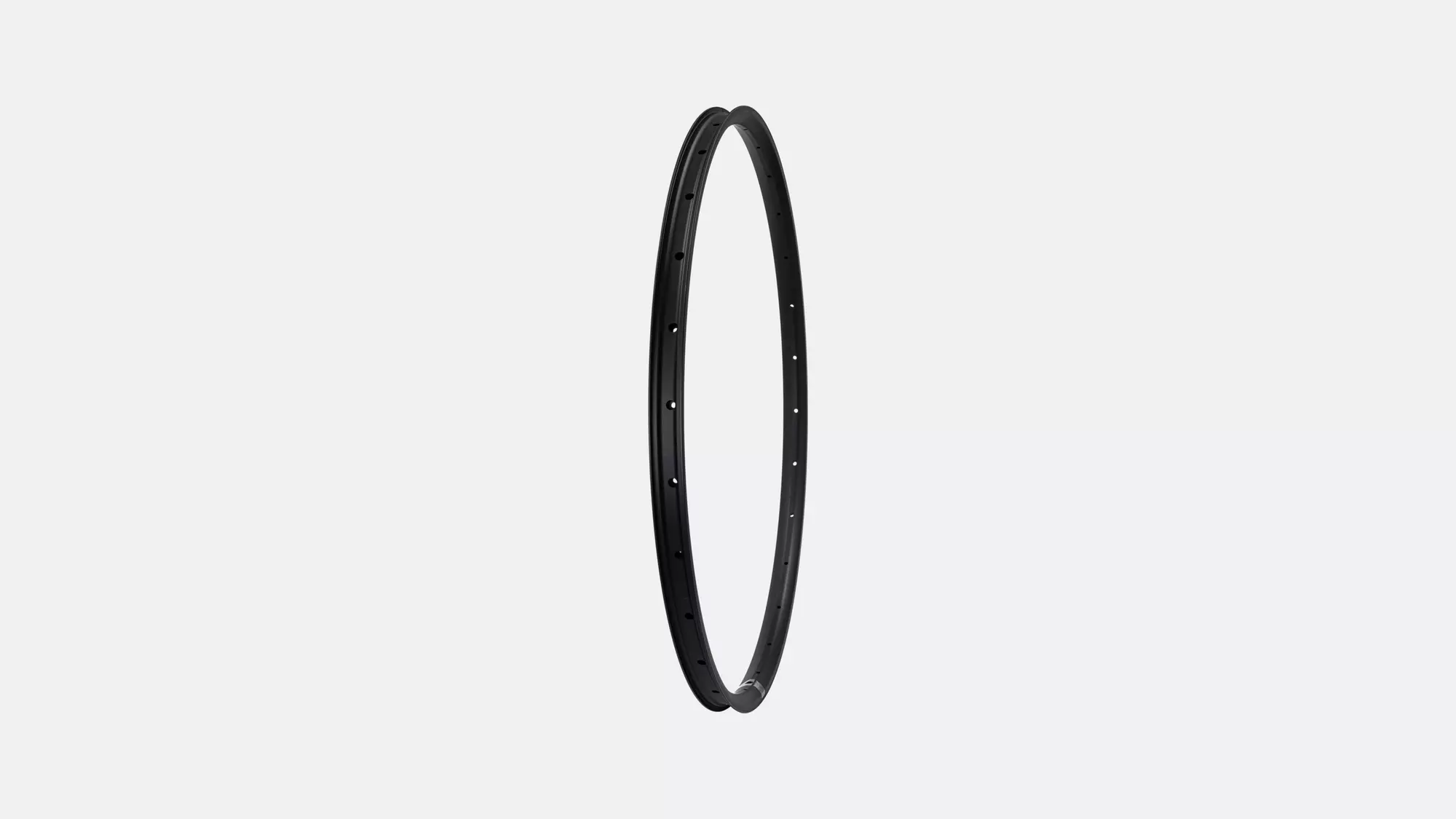 RIM MY23 OE CONTROL 29, FRONT, ALLOY, 28H, DISC, 27MM INTERNAL - BLACK W/ CHARCOAL S-LOGO DCL
