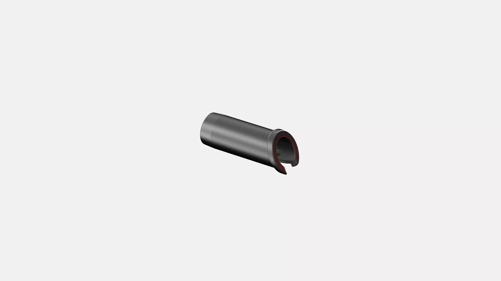 CBG GROMMET, 5MM HYDRAULIC BRAKE HOSE SPLIT PLASTIC GROMMET - ANGLED TOP, 7.5MM