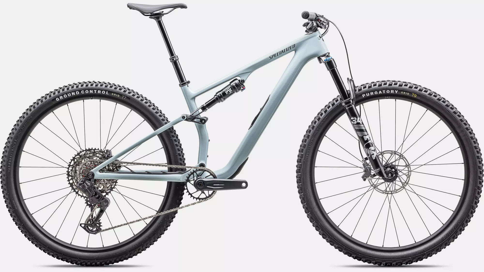 Epic 8 EVO Comp  - SRAM S-1000 AXS, FOX Performance — XS Blue