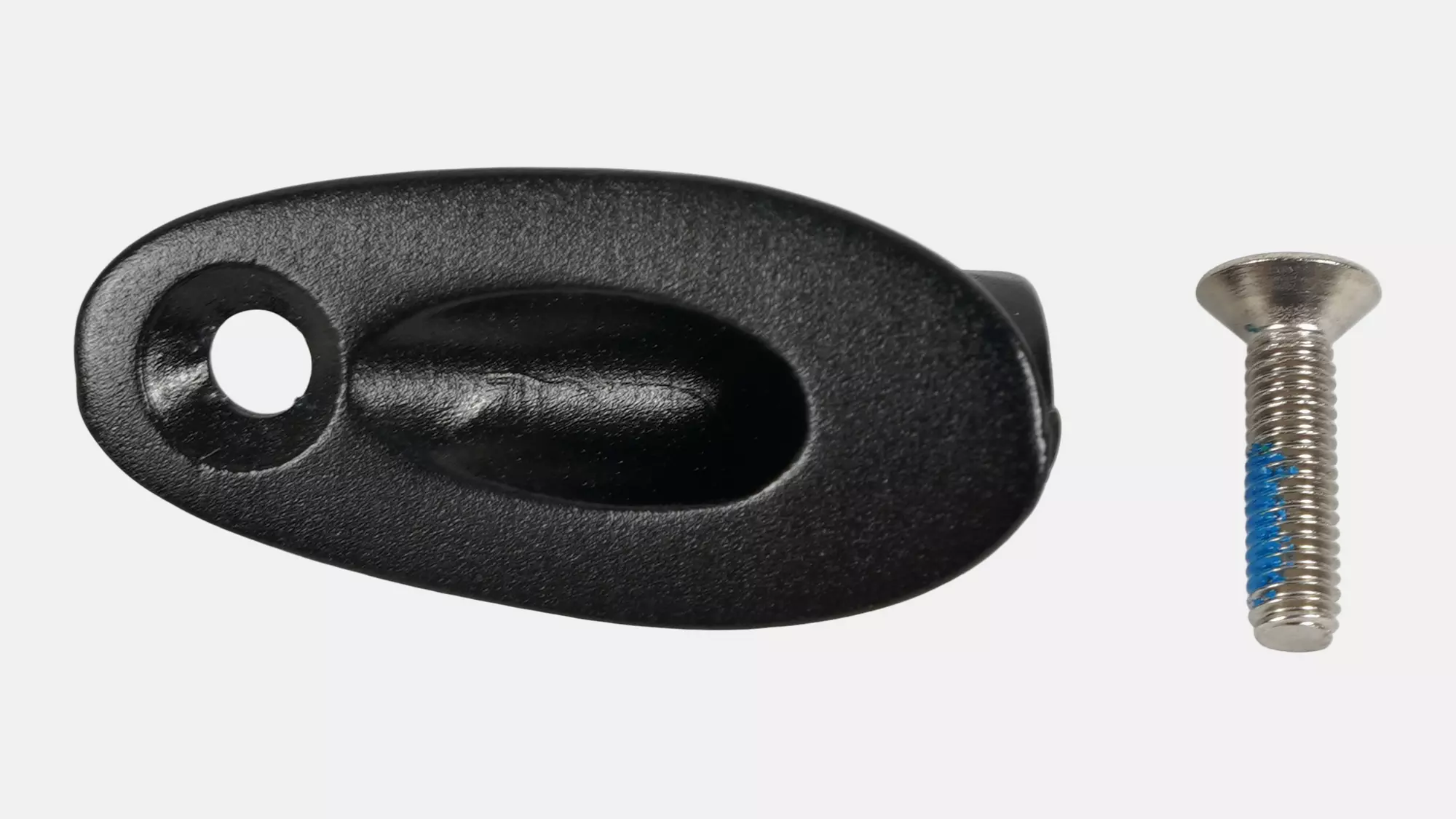 CBS HOOD SCOOP, TARMAC SL5 & VENGE TOPTUBE EXIT PORT, 5MM BRAKE HOUSING STOP, W/ BOLT