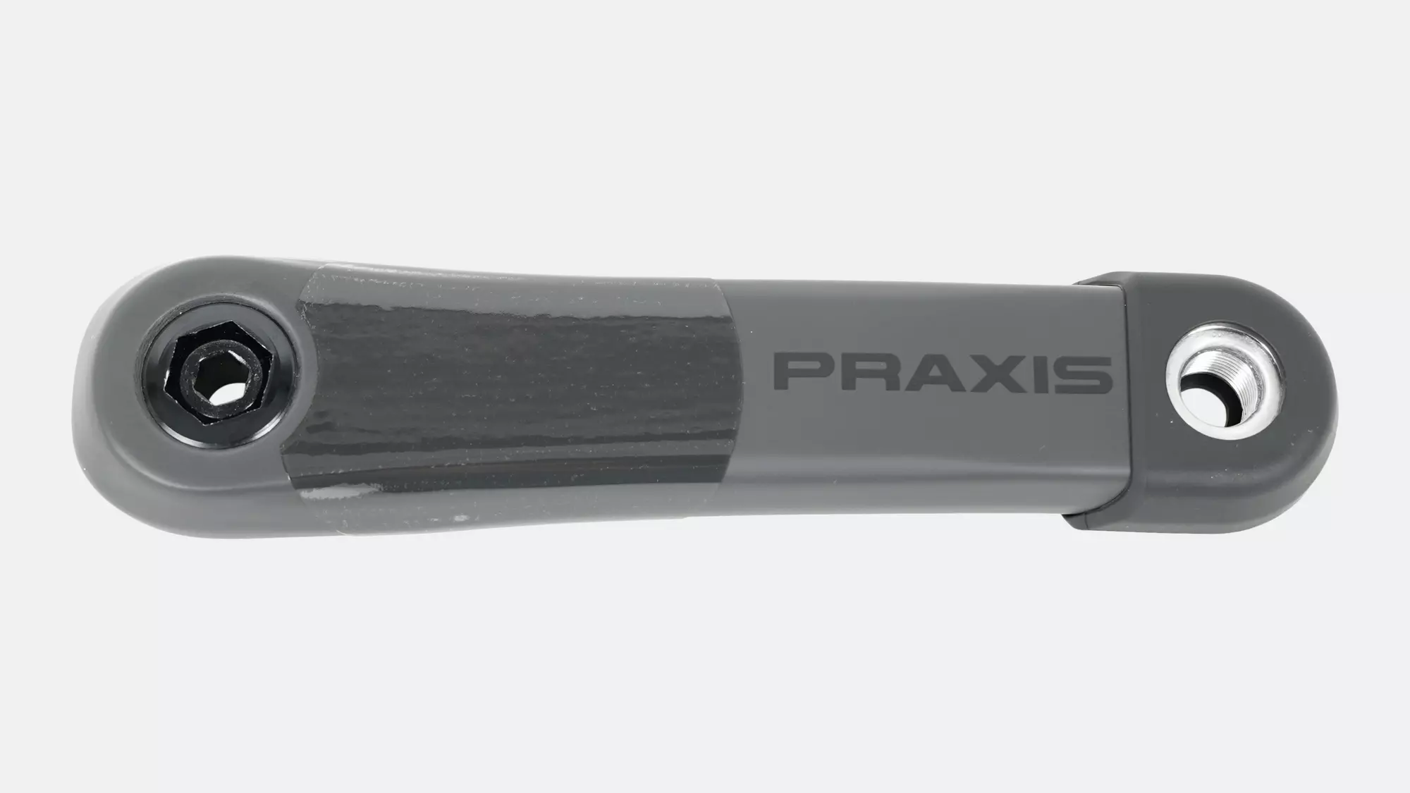 CRK TURBO, BROSE ISIS SPLINE (G2), 165MM, DRIVE-SIDE ARM, CARBON (NEW VERSION), PRAXIS