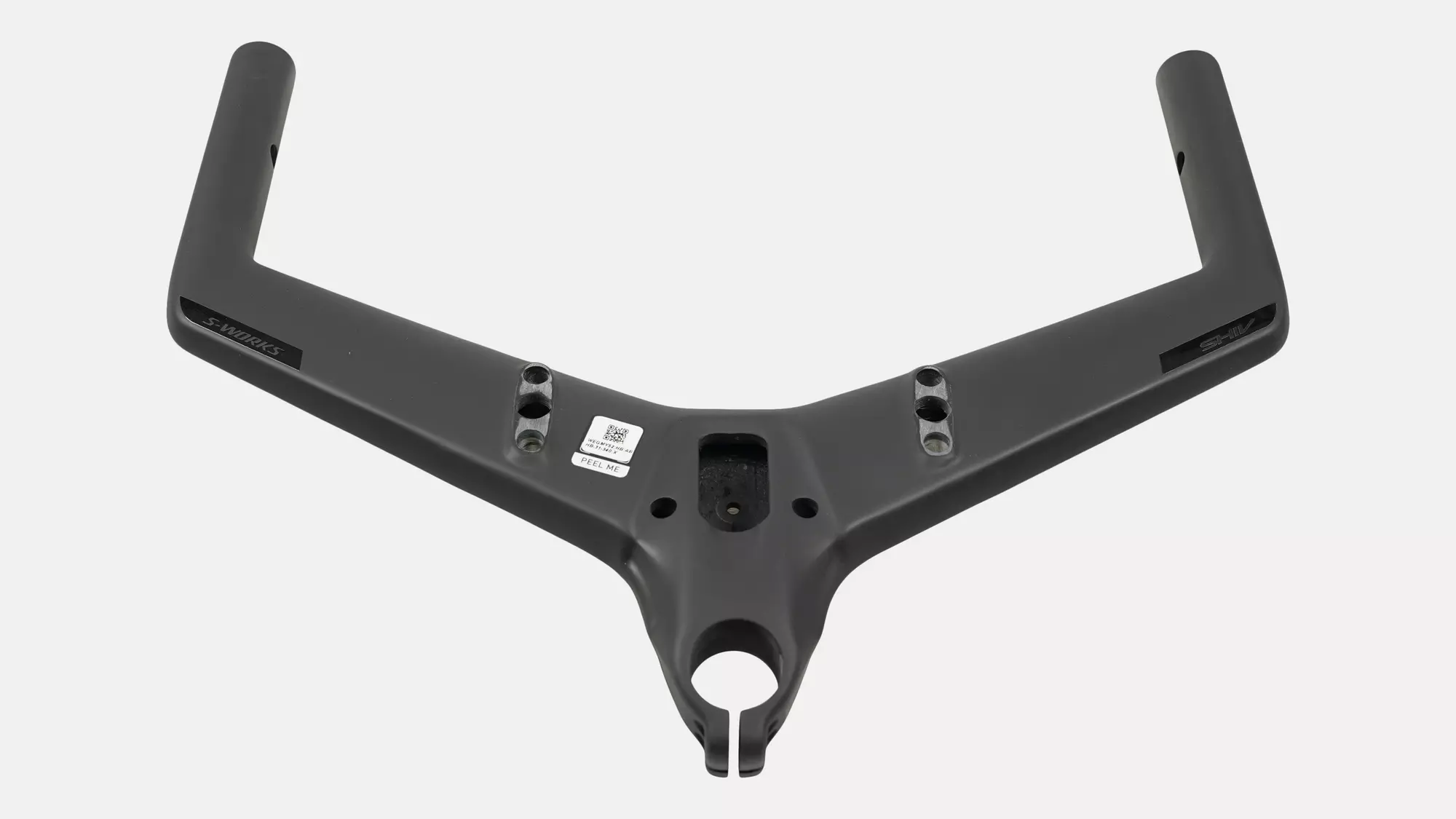 BAR SHIV TT DISC, BASE BAR & INTEGRATED STEM, 340MM WIDTH, CARBON, FOR 25.4MM STEERER, W/ STEM BOLTS AND NUTS