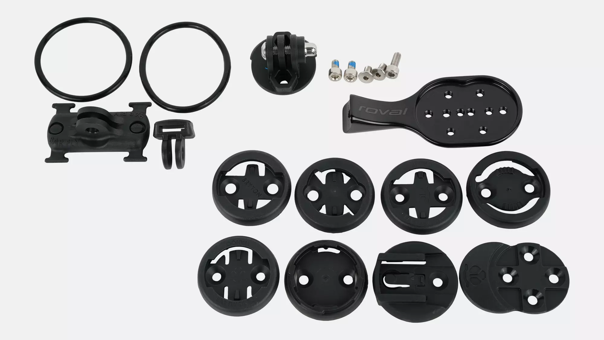 STM SUB, ROVAL ROAD COCKPIT, ACCESSORY MOUNT KIT (COMPATIBLE W/BRYTON,CAT EYE,GOPRO,JOULE,MIO,POLAR,WAHOO)