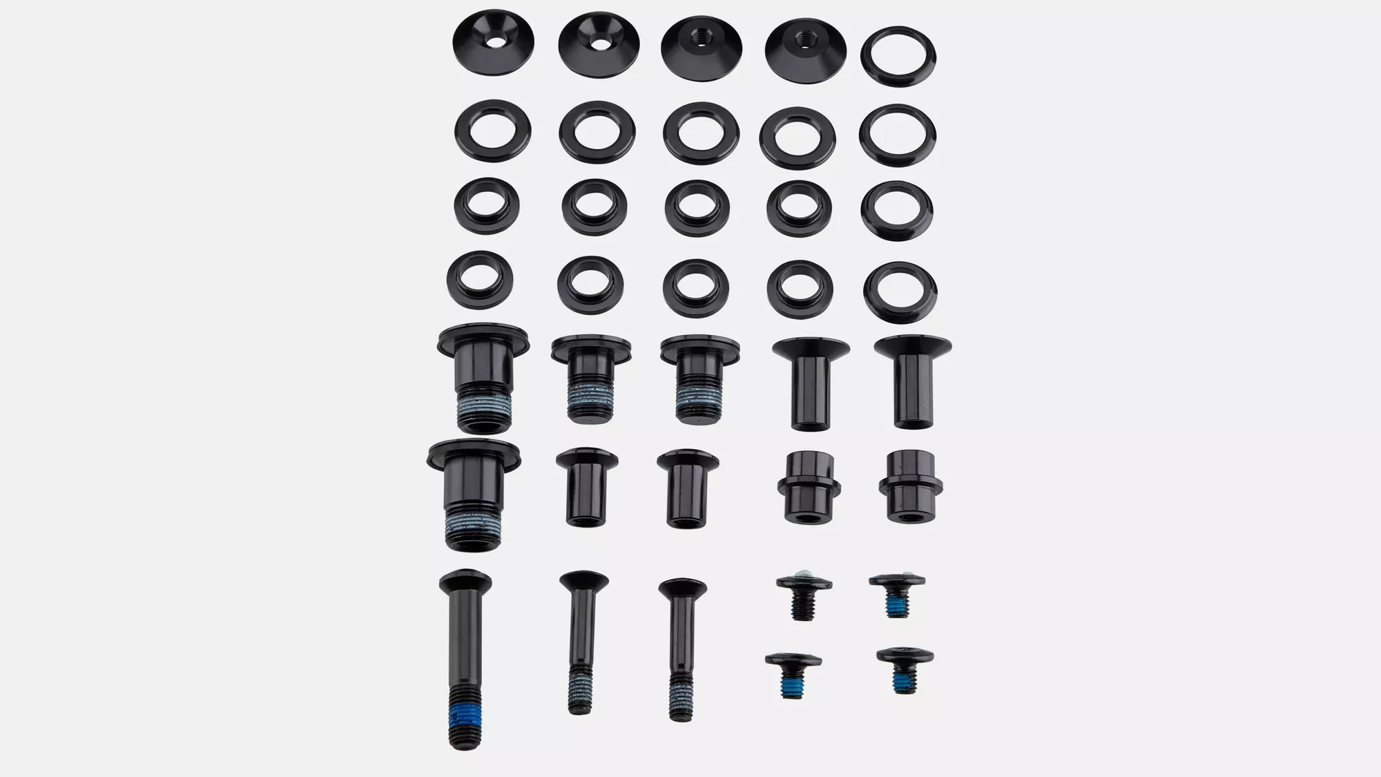 BLT KIT, MY21 SJ EVO, CARBON FRAME, SUSPENSION PIVOT BOLT KIT  (W/ PIVOT SPACERS)
