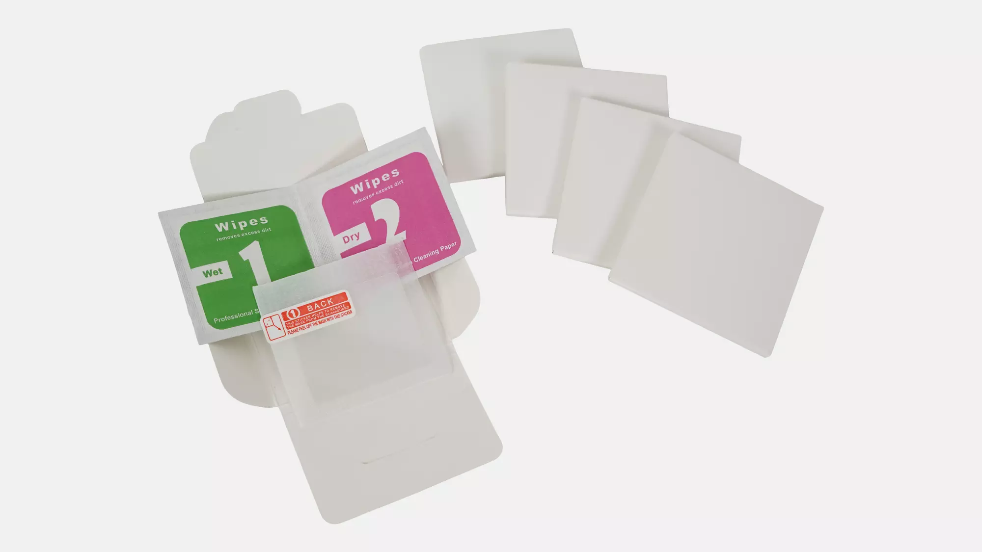 ELE HMI, TCD/TCD-W SCREEN PROTECTOR W/ ADHESIVE BACKING (5 PCS. PER BAG)