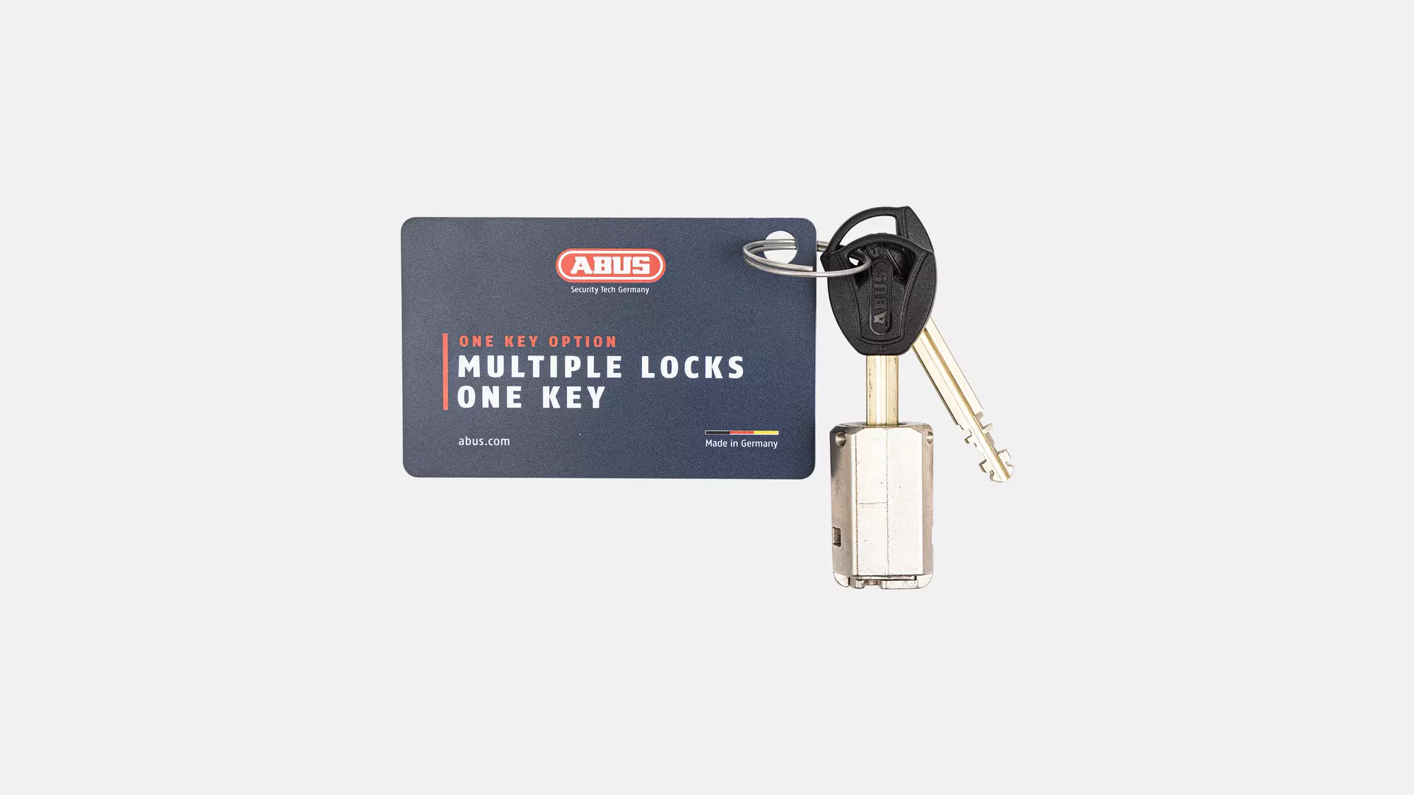 ELE LOCK, VADO/COMO (GEN.2), REPLACEMENT LOCK CORE & KEYS, ABUS X-PLUS