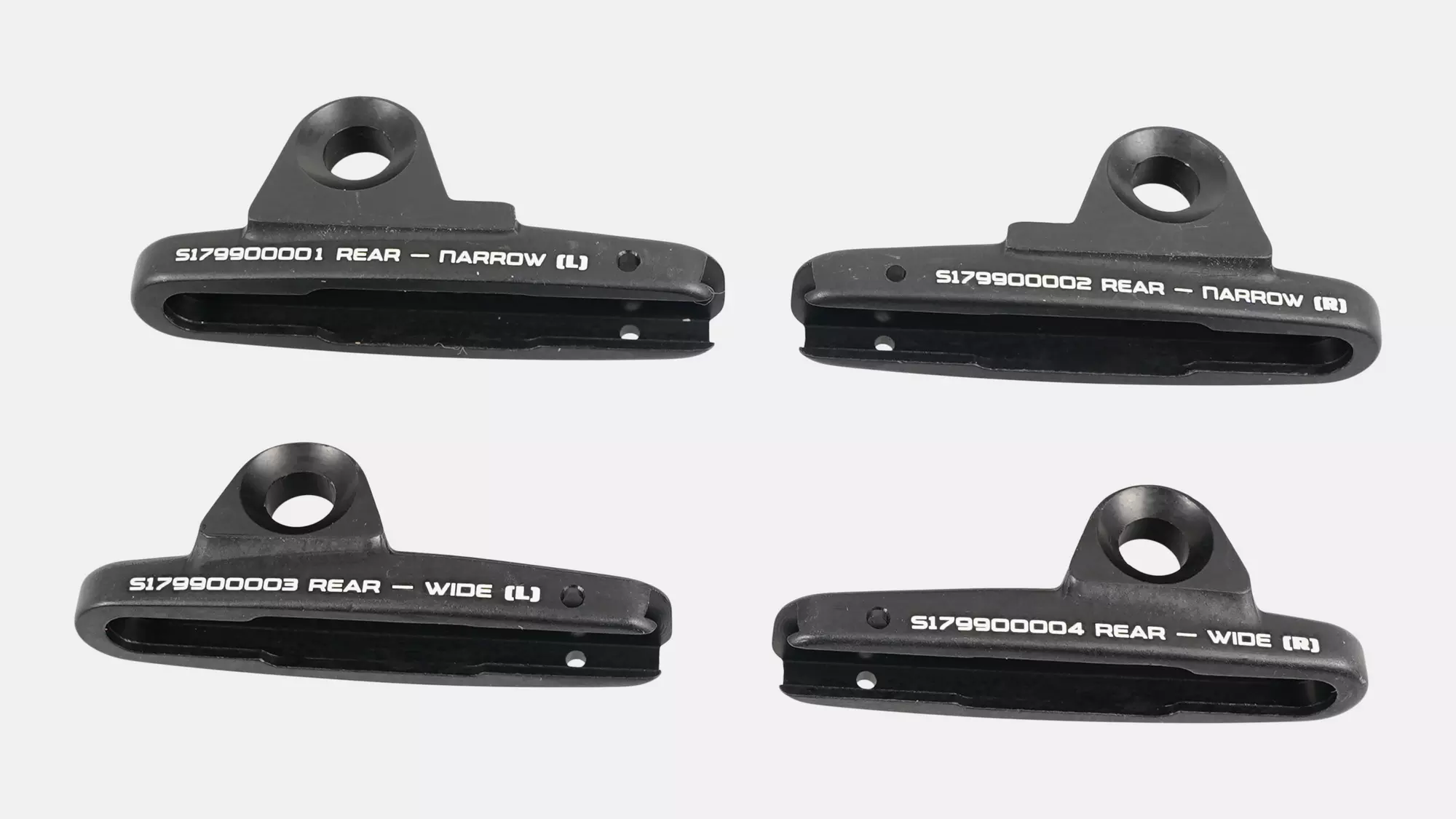 BRK SUB, MY16-17 VENGE VIAS, REAR RIM BRAKE, PAD HOLDER SET FOR NARROW & WIDE RIMS (V2)