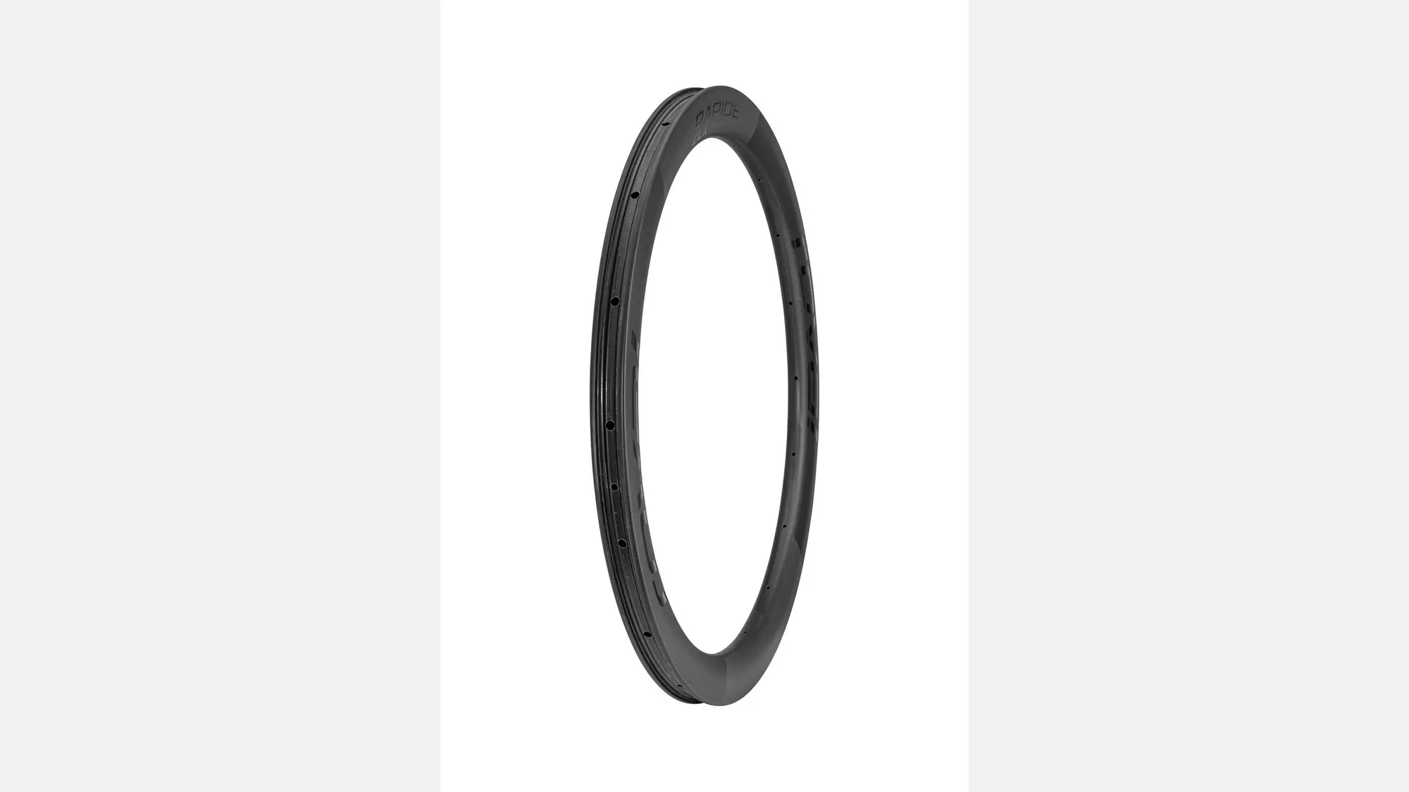 RIM MY22 RAPIDE CLX II, 700C, FRONT, CARBON, 18H, DISC, 21MM INTERNAL, 51MM DEPTH (TUBELESS VERSION) (CR2072) - SATIN CARBON W/ BLACK DCL