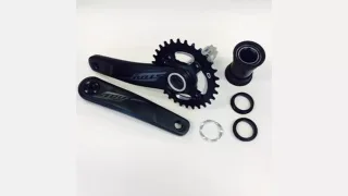 CRK STOUT, 165MM, CRANKSET, ALLOY, PF30 / 30MM ALY SPINDLE, 76BCD, 30T RING, 1X10-SPD W/ BB