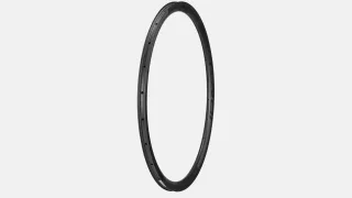 RIM MY21 ALPINIST CL, 700C, FRONT, CARBON, 24H, DISC, 21MM INTERNAL (NON-TUBELESS COMPATIBLE) (CR1870) - SATIN CARBON W/ BLACK DCL