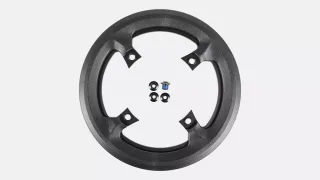 CHR TURBO, 44T, 11/12-SPD, 104BCD, 1X RING, ALLOY, W/ CHAIN GUARD & BOLTS, PRAXIS (Replaced by S241400001)