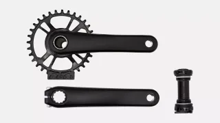 CRK PW 2-PIECE, 170MM, CRANKSET, ALLOY, BSA 24MM SPINDLE, DM, 32T RING, 1X, 52.7MM CL, W/ BB