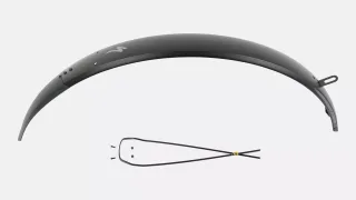FND MY17 VADO/COMO (GEN.1), FRONT FENDER, 700C, ALLOY, 58MM WIDTH, FOR SR SUNTOUR NCX-25 THRU-AXLE FORK