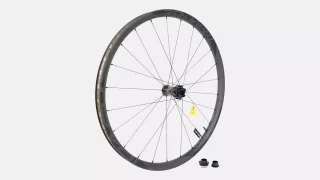 WHL MY16 TRAVERSE SL, 27.5, FRONT, CARBON, TA, 15X100MM, DISC, 6-BOLT, 24H (LFM07) - SATIN CARBON W/ BLACK DCL
