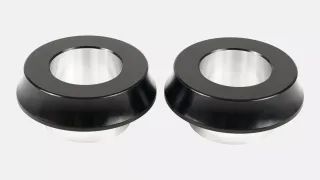 BBR SUB, OSBB/BB30 PRESS FIT ADAPTER FOR SHIMANO 24MM SPINDLE CRANKS, L+R SET, ALLOY (2 PCS)