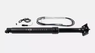 STP TRANZ-X, 30.9MM DROPPER-POST, 120MM TRAVEL, INTERNAL ROUTING, 400MM TOTAL LENGTH, 0MM OFFSET, W/ REMOTE & CABLE KIT