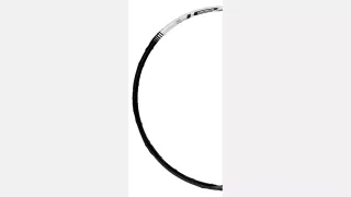RIM ROVAL CONTROL SL REAR 28H BLK/WHT WITHOUT DECALS 16X24MM(NO LONGER PRODUCED)