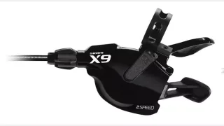 SHF SRAM FRNT SHIFTER X9 3SPD BLK W/O CLAMP (00.7015.147.000)
