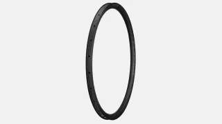 RIM MY21 TERRA CL, 700C, FRONT & REAR, CARBON, 24H, DISC, 25MM INTERNAL (WC029-2) - SATIN CARBON W/ GLOSS SMOKE DCL