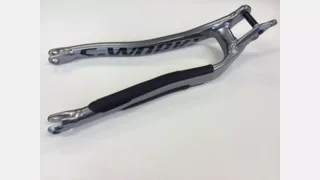 CHS MY14 SW SJ FSR EVO 29, CARBON CHAINSTAY, 12X142MM - GLOSS LIQUID SILVER/BLACK