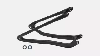 CHS MY22 SW SJ, REAR STAY ASSEMBLY,CARBON, 12X148MM, 432MM FOR S1-S4 - STN DSTY BLUE/BLK/CRBN