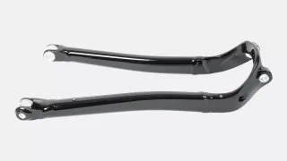 CHS MY16-18 LEVO FSR (GEN.1), ALLOY FRAME, ALLOY CHAINSTAY, 12X148MM - GLOSS BLACK NO DECAL