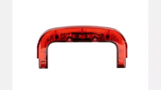 LGT REAR, SPANNINGA COMMUTER GLOW R581001, INTEGRATED RACK MOUNT, W/O LIGHT WIRE